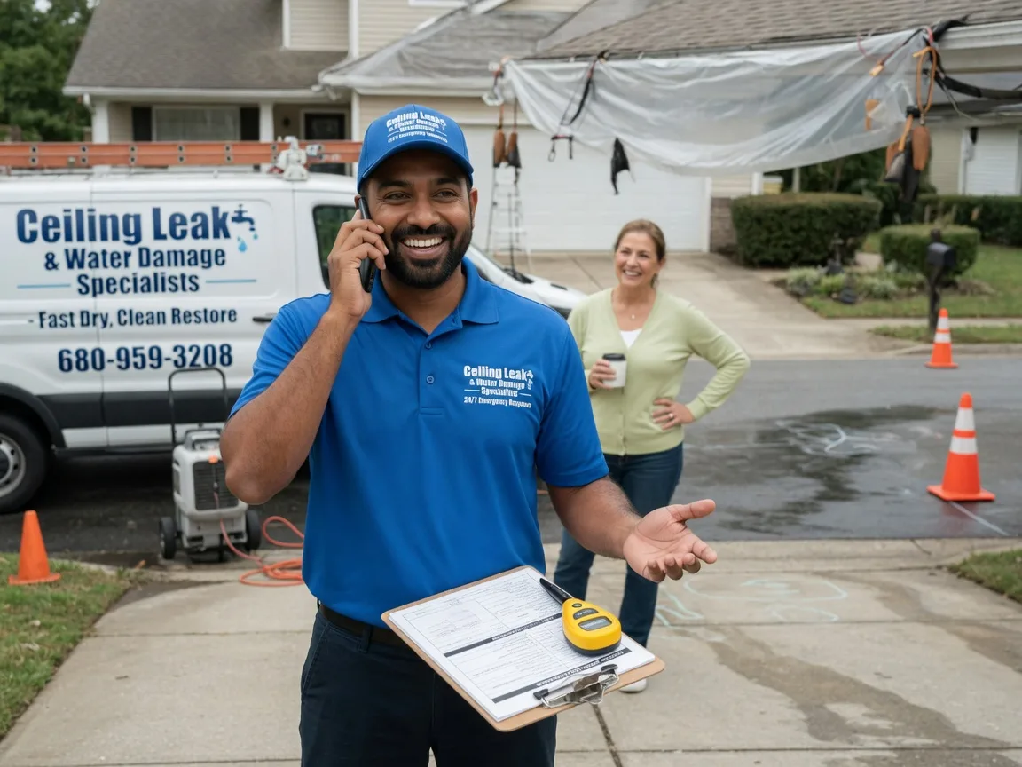 Ceiling Leak Cleanup Rockville, NE FAQs